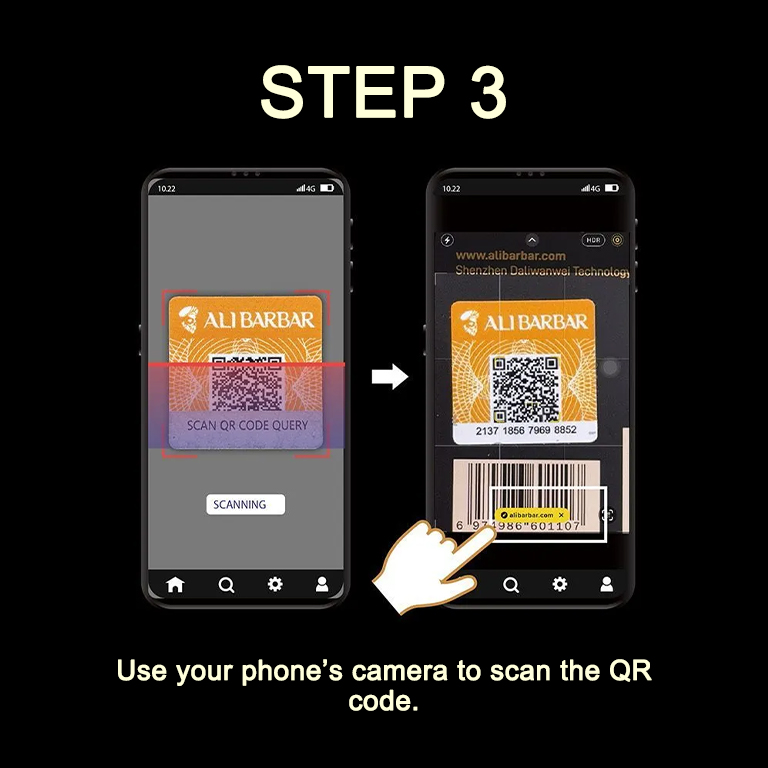 ALIBARBAR Authentication for Old Code Verification Step 3