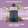 IGET One 12000 Puffs Chupa Chups Grape