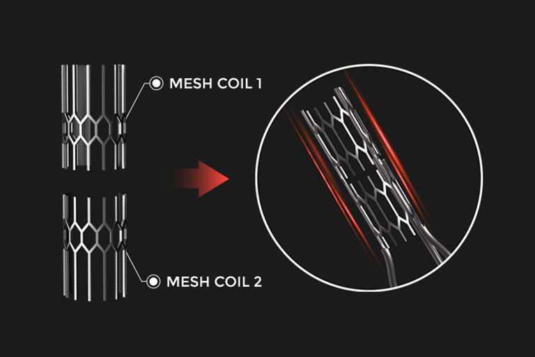 Consistent flavours with dual mesh coils HQD MIRACLE 8000 