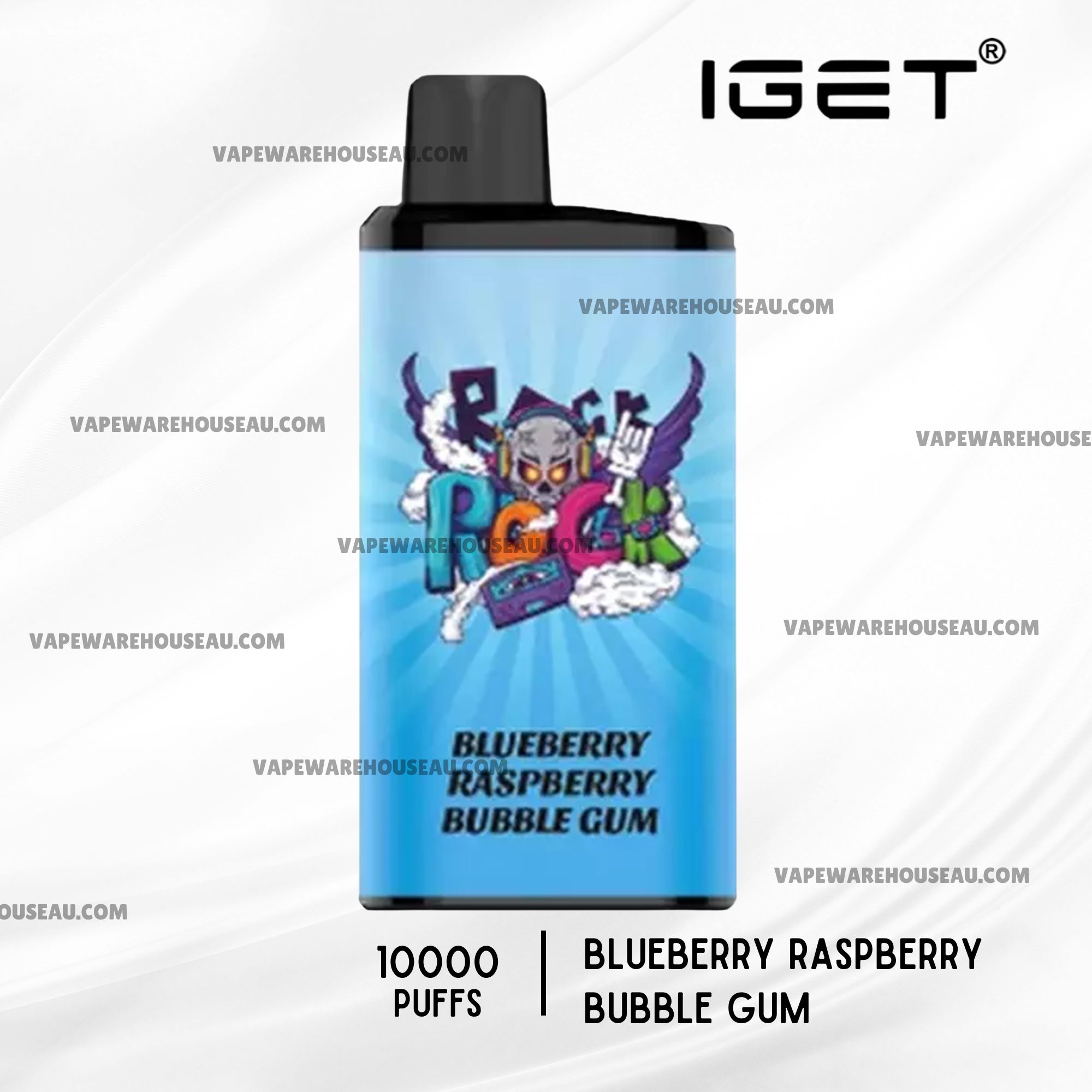 IGET Bar Pro 10000 Puffs Blueberry Raspberry Bubble Gum
