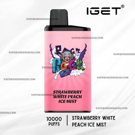 IGET Bar Pro 10000 Puffs Strawberry White Peach Ice Mist
