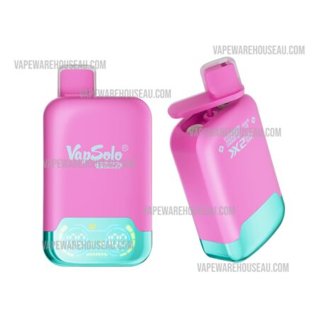 VapSolo Twins 20000 Puffs Strawberry Raspberry Cherry Ice & Grape Ice