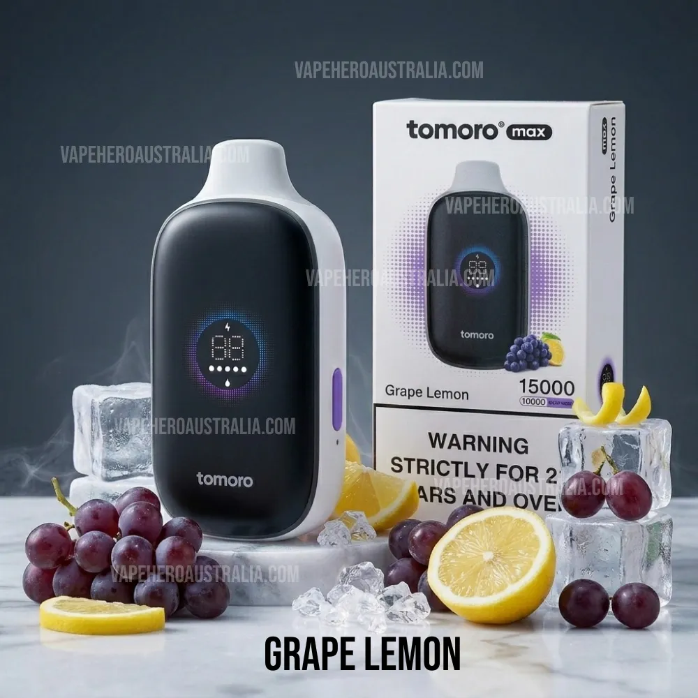 Tomoro 15000 Puffs Grape Lemon