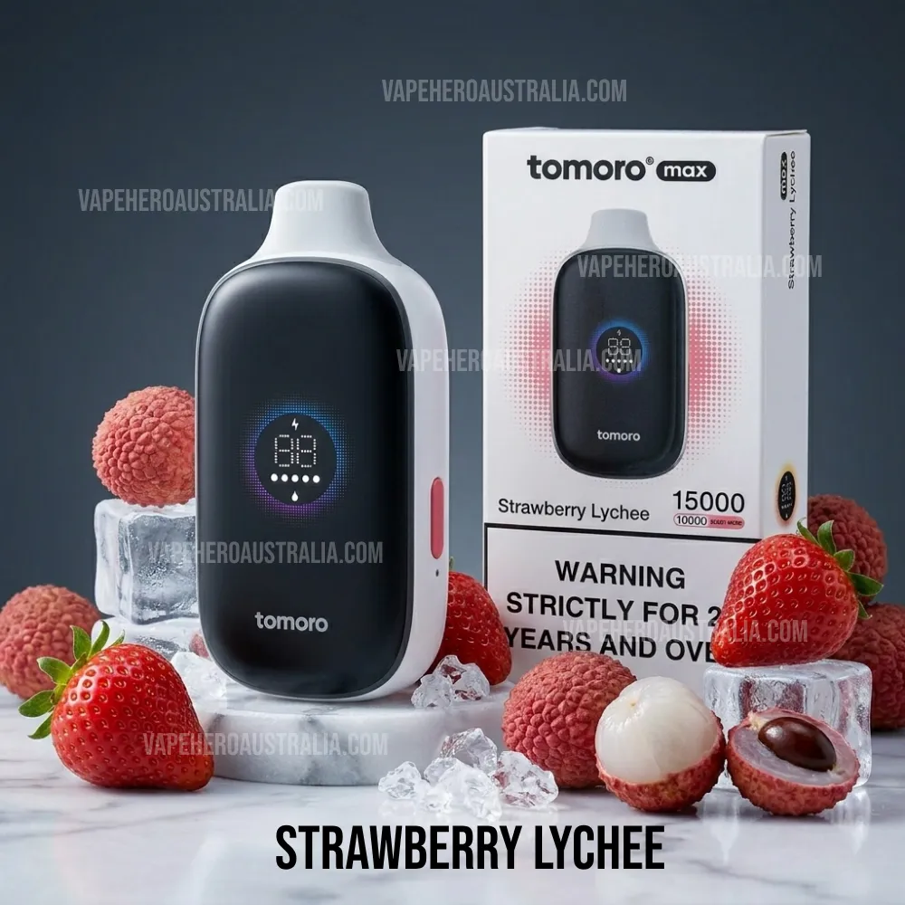 Tomoro 15000 Puffs Strawberry Lychee