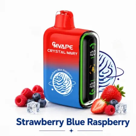 Crystal Mary Pulse 20000 Puffs Strawberry Blue Raspberry